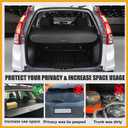Retractable Cargo Cover for Honda CRV 2012-2016 Waterproof Non Slip SUV Rear Trunk Shielding Shade Black Replacement