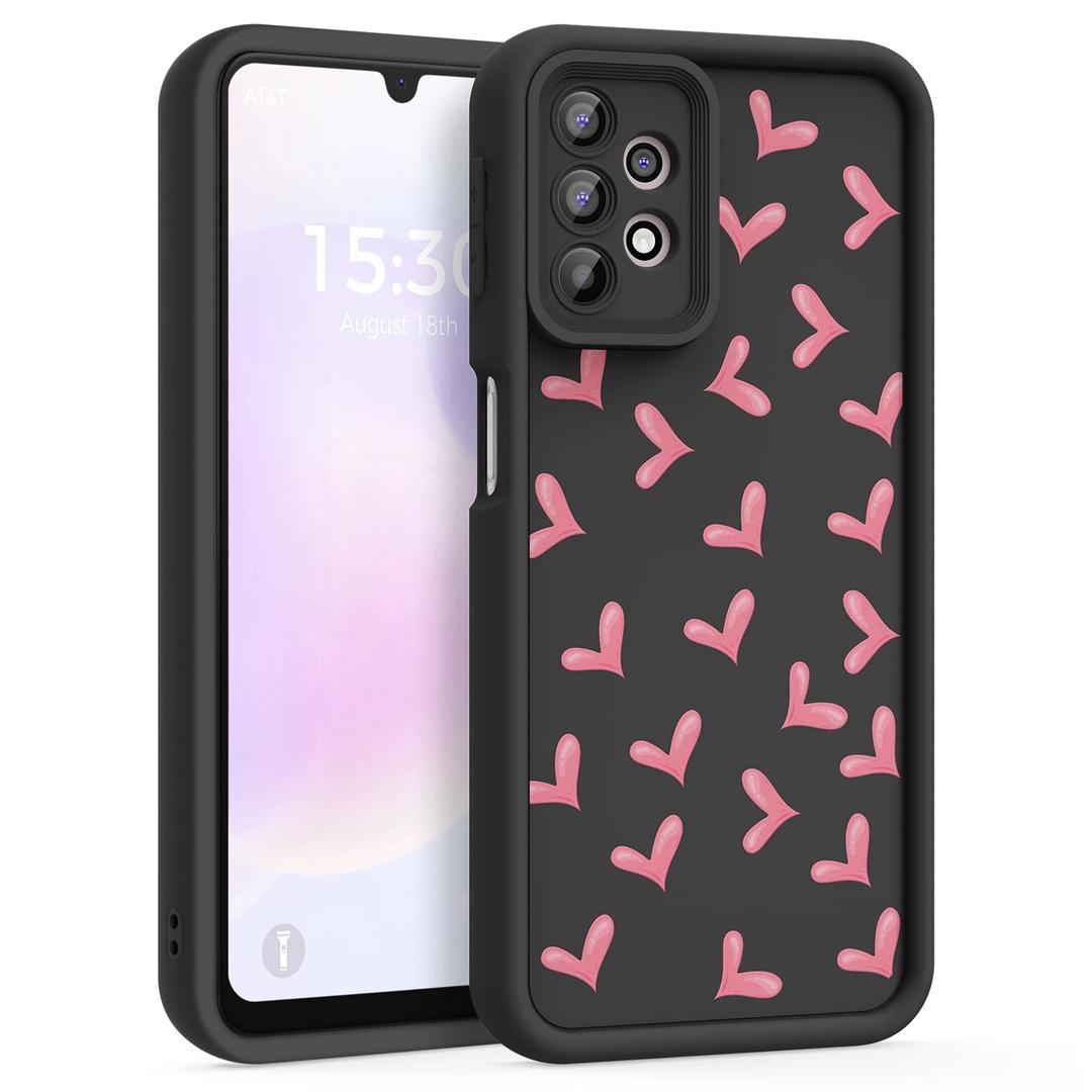 FUXICASE Case for Samsung Galaxy A32 5G, Silicone Shockproof Cover Women