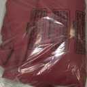 Hiasan Christmas Privacy Room Divider Patio Sliding Door Curtain Extra Wide Blackout Thermal Insulated Curtains with Back Tab & Rod Pocket for Bedroom Partition Living Room (120 x 84 Inches, Burgundy)