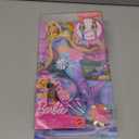 Barbie Mermaid Toy Dolls with Surprise Magic Blooming Flowers Feature, Ombre Tails, Pearl Headband Accessory & Long Blonde Hair with Pink Highlights (Multicolor)