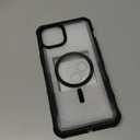 seacosmo for iPhone 15 Plus Case, Full Body Bumper with Built-in 9H Tempered Glass Privacy Screen Protector and Camera Lens Protector, Compatible with MagSafe, Shockproof Phone Cover, 6.7", Black