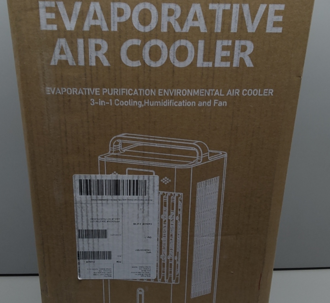 Portable Air Conditioners, 3-IN-1 Swamp Cooler, Evaporative Air Cooler,Remote & Touch Control, 90+90 Oscillation,LED Screen, Air Coolong Fan for Outdoor Indoor