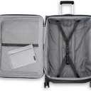 Samsonite UpLIFT Lightweight Large Checked Softside Luggage with Spinner Wheels - Expandable - Airline-Approved, Polyester Soft Suitcase for Ultra Light Travel - Black