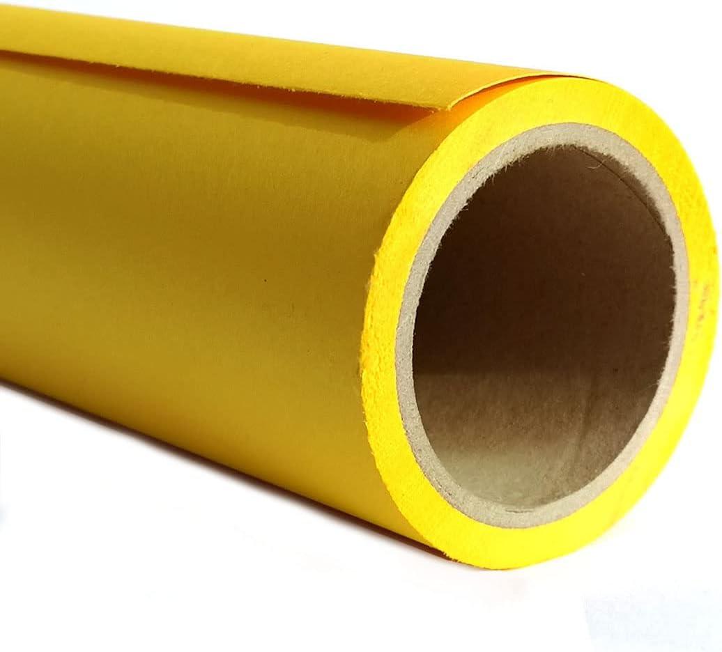 Seamless Photo Photography Backdrop Paper, Photo Background Paper Roll (53" x16, #14 Deep Yellow)