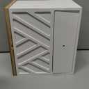 Tampon Holder for Bathroom Decor, Feminine Product Organizer with Lid and Drawer, Shark Week Tampon Storage, Wood Pad and Tampon Organizer for Toilet Organizer, Bathroom Accessories Box for Girl Stuff