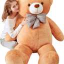 IKASA Giant Teddy Bear Plush Toy Stuffed Animals (Brown, 59 inches)