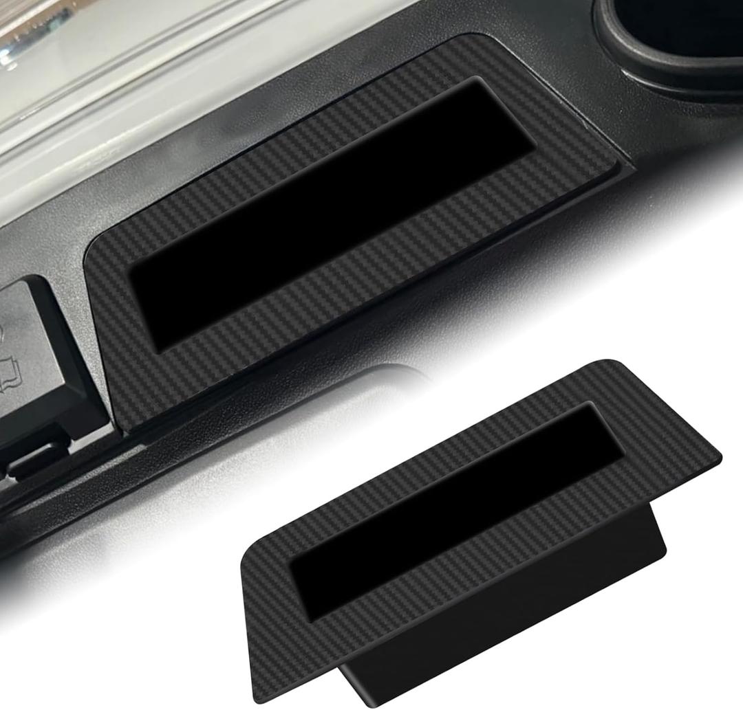 Golf Cart Phone Holder Wallet Holders, for Evolution Golf Cart Accessories 2025, Large Capacity No Divider, Compatible with Evolution D5 Maverick and Ranger Models (Carbon Fiber Color)