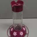 Perky-Pet 209BW Glass Hummingbird Feeders for Outdoors Hanging - 30 oz - Ant Moat & Bee Guarded, Our Best Royal Berry Hummingbird Feeder