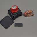 GOGONFLY Battery Disconnect Switch 12V-48V DC 275A Battery Power Master Isolator Shut Off Switch for Marine Boat Car Truck Camper RV Trailer