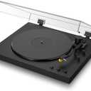Sony PS-LX5BT Premium Wireless Bluetooth Turntable (2026 Model) : Fully Automatic Belt Drive Vinyl Record Player with Built-in Phono EQ and Included Audio Cable, Black | Aptx, Aptx Adaptive, Built-in Phono Eq, USB-B Output, 33/45 Rpm, Aluminum Platter, Rca Cable Incl, Black, (2026 Model)