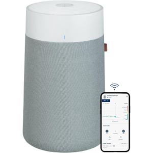 BLUEAIR Air Purifiers for Small Rooms, Bedroom, Cleans 1,052 sqft in one hour, HEPASilent Air Cleaner for Home, Baby, Nursery, Pets, Allergies, Virus - Blue Pure 411i Max
