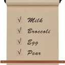 Paper Roll Holder- Wall-Mounted Paper Roll Dispenser 30-Meter Brown Butcher Paper Roll is Suitable for Memo Boards, Wall Decorations, to-Do Lists,DIY Drawings, Artworks, and Creativity