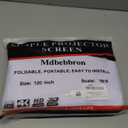 120 inch Projector Screen 16:9 Foldable Anti-Crease Portable Projector Movies Screens for Home Theater Outdoor Indoor Support Double Sided Projection