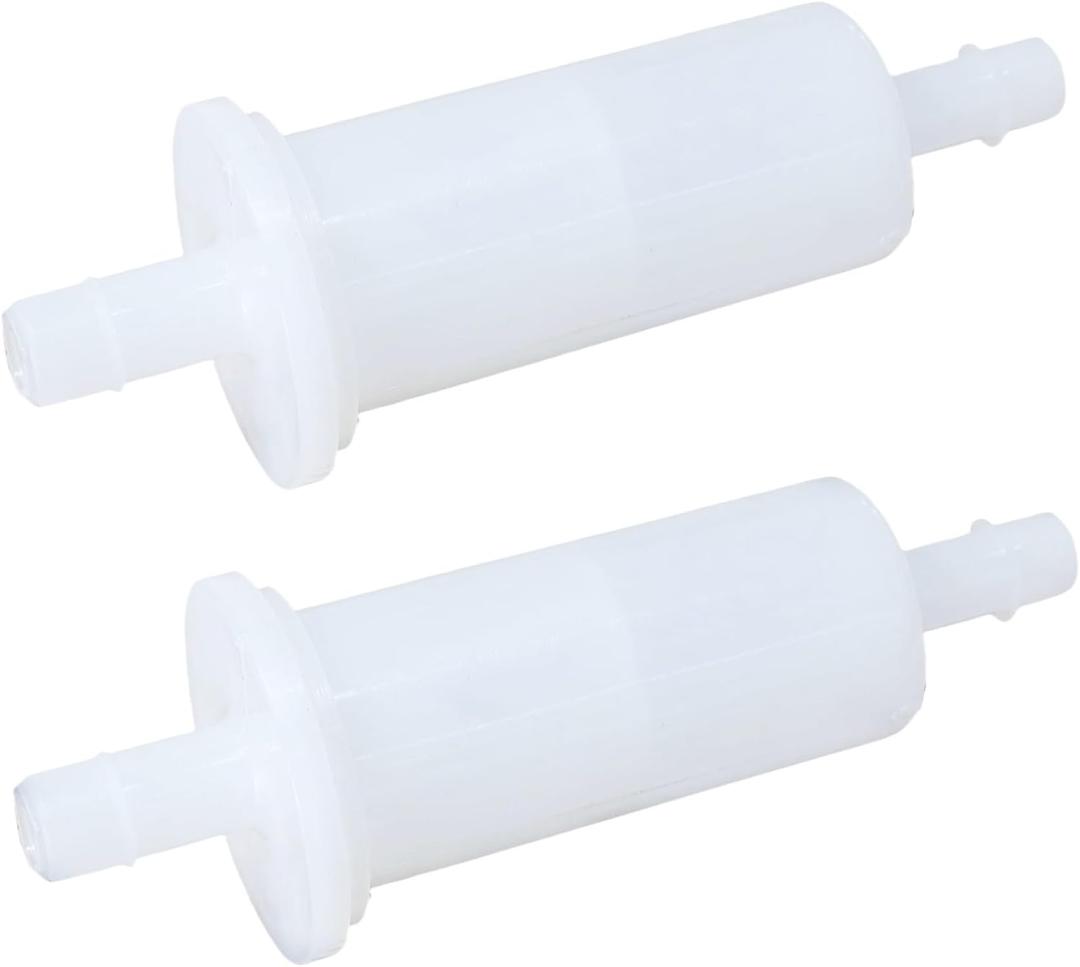 2 PCS 398319 3/8 Inch Inline Fuel Filter for Johnson Evinrude OMC for Mercury and for Yamaha Engines 10mm 802128A1 GP1-U775C-10-00 18-7831