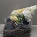 Mkono Mason Jar Coffee Table Decorations Farmhouse Wood Tray with 3 Jars Flowers Fall Table Centerpieces Decor for Kitchen Living Dining Room, Blue