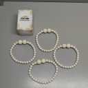 KLOGTSIND Magnetic Curtain Tiebacks, 4 Pack Curtain Holdbacks for Draperies, Wood Bead Curtain Tiebacks, Elegant Curtain Tie Backs for Bedroom Decor, Boho Room Decor, Nursery Decor, Farmhouse Decor