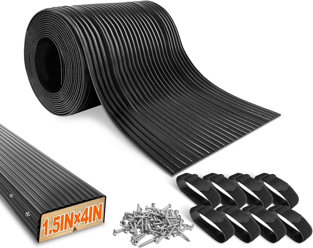 PE Waterproof Bunk Wrap Kit Roll Boat Trailer Bunk Carpet with Install Screw & Strap, Bunk Wrap for Boat Trailers Replacement Synthetic Bunk Cover for Loading & Unloading Boats, Size: 1.5 x 4 in x 24ft