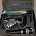 Mueller Premium Single-Hole Bathroom Sink Faucet, Single-Handle, Drain Assembly, Deck Plate for 1-Hole and 3-Holes Installation, Stainless Steel Nickel Finish, Supply Lines Preassembled, Matte Black