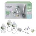 Tommee Tippee Natural Start Glass Newborn Starter Set, 150ml and 250ml Anti-Colic Baby Bottles, Slow and Medium Flow Breast-Like Teats for a Natural Latch, Self-Sterilising