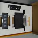 Bumbee 4 Gang Wireless Switch Panel, 60A High Power Relay Box with 4 Control Modes & 2 Light Memory, Multi-Function Toggle Switches, Waterproof Design
