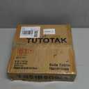 TUTOTAK Tall Round Side Table, Small End Table, Drink Table, Pedestal Side Table, livingroom, Olive Green TB01BOG065