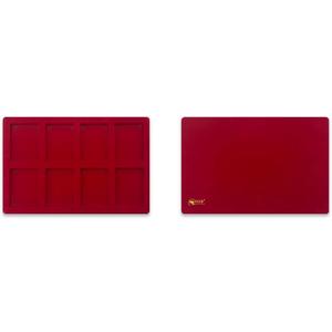 8 Grids Red PET Plant Velvet Coin Display Tray Coin Slab Holder Storage Case for NGC CNGC NPGS PCGS
