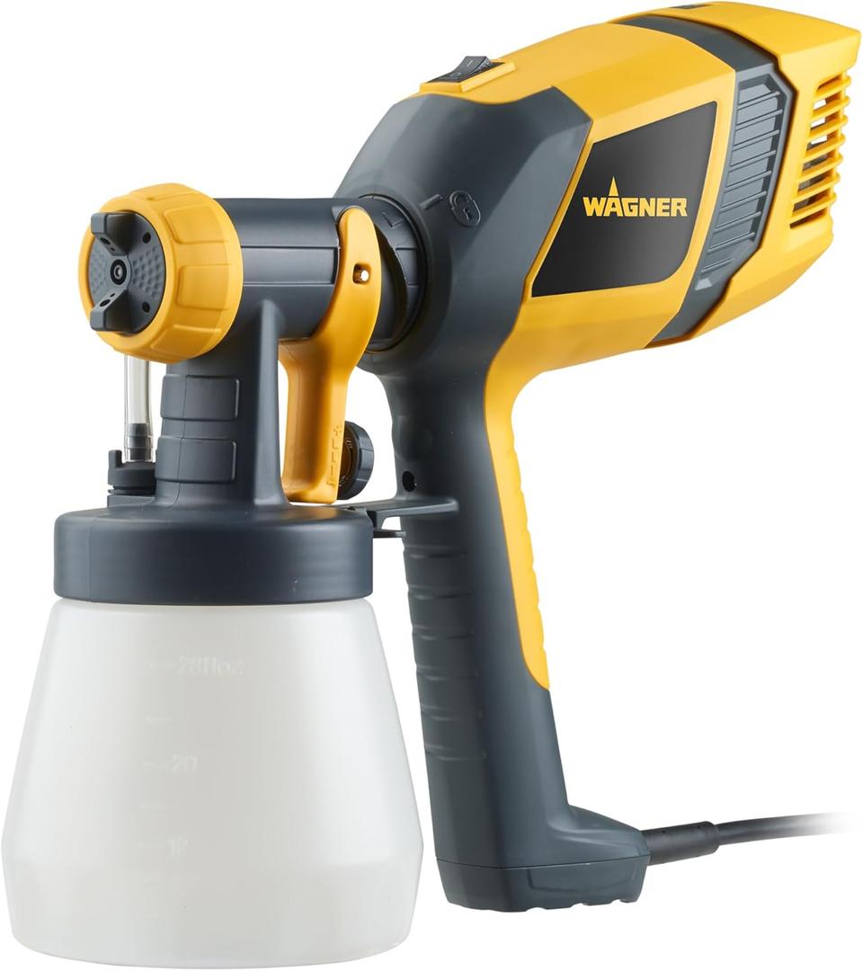 Wagner Spraytech 2419326 Control Spray QX2 HVLP Handheld Stain Sprayer, Ideal for Staining Fences, Decks, Lattice and More, 3 Spray Patterns, Adjustable Settings