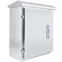 Outdoor Electrical Box Waterproof, Stainless Steel Weatherproof Electrical Junction Box with Lock and Mounting Plate for Indoor & Outdoor (Stainless Steel)