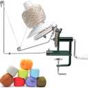 Yarn Winder, Yarn Ball Winder, Large 15 oz and Easy-to-Install Yarn Cake Winder Efficiently Make Yarn Cake, Sturdy Metal and ABS Yarn Winder for Crocheting,The Helper for Knitting Enthusiast