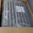 Get Set Style Vanity Stool Chair,Modern Boucle Ottoman Foot Stool with Wooden Legs Sofa Bench Footstool Extra Seat for Vanity,Makeup Room,Living Room,Entryway,Office (Fully Assembled) (Taupe)