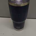 WETOWETO 30oz Tumbler with Lid, Stainless Steel Vacuum Insulated Water Coffee Tumbler, Double Wall Powder Coated Travel Mug Thermal Cup for Home Outdoor (Navy Blue)