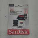 SanDisk 128GB Ultra microSDXC UHS-I Memory Card with Adapter - Up to 140MB/s, C10, U1, Full HD, A1, MicroSD Card - SDSQUAB-128G-GN6MA [New Version]