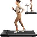 SupeRun Walking Pad, Under Desk Treadmill, 3 in 1 Portable Treadmill with Remote Control LED Display, 2.5 HP Quiet Walking Jogging Machine for Office Home Use, 250 Lbs Capacity