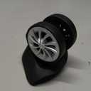 Universal Luggage Wheel, Swivel Replacement Travel Suitcase Wheels 2pcs Heavy Duty 2.2Inch Poly Plastic Castor Trolley Furniture Caster