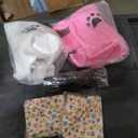 VercanMonth 2 Pack Bouncy Dog Hopper Inflatable Bouncing Horse Hopper Toys Jumping Ride On Hopping Bounce Dogs with Pump Rubber Bouncing Animal Gift for Boys Girls(White, Pink, Classic Style)