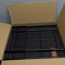 6-Tier Shoe Storage Cabinet with Hard Flip Doors, Fabric Cover, Holds 1824 Pairs, Enclosed Dustproof Shoe Rack Organizer for Entryway, Closet & Bedroom, Shoe Shelf, Black, 27.8" x 12.0" x 41.9"