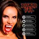 10 x Kangaroo Vampire Fake Blood - Scab Washable Fake Blood for Face Makeup - Coagulated SFX Blood Paint for Horror Scary Halloween Costume Prop - Creepy Vampire Cosplays Kit (Packaging May Vary)