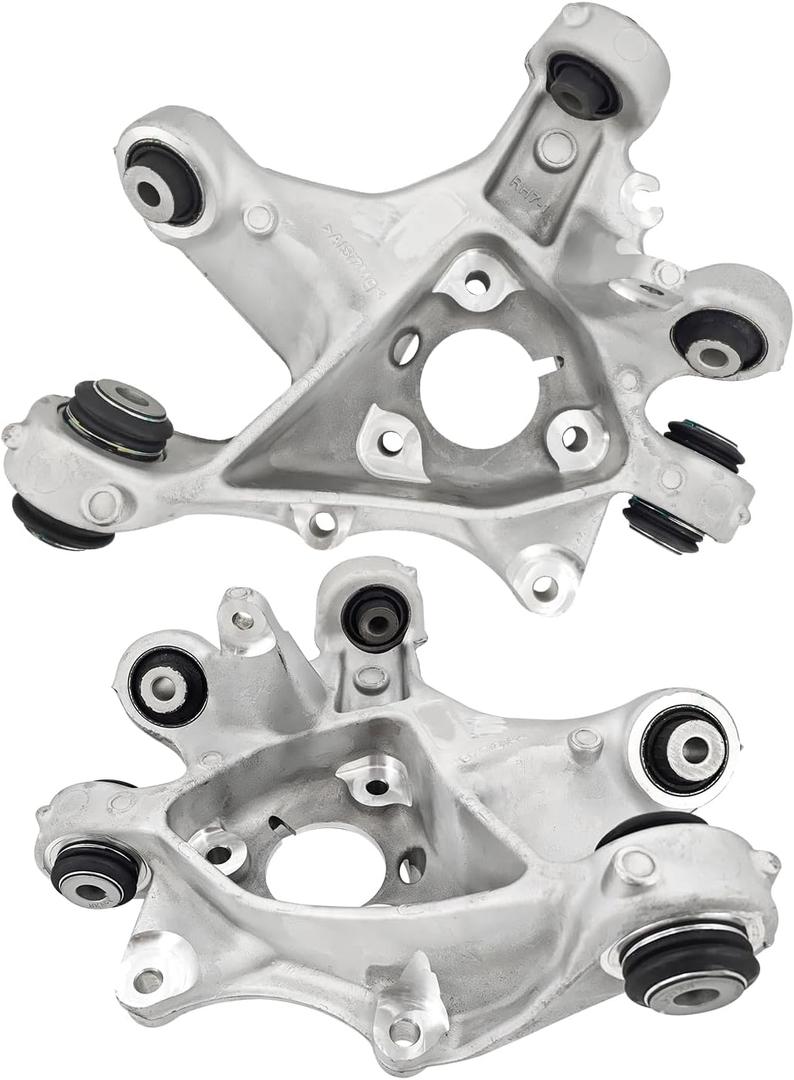 104441100F 104441600F Steering Knuckle Fit for Tesla M3 2017-2023 | Rear LH+RH Pair for Tesla Model 3 2017-2023, Driver & Passenger Side, BEV, OE 104441100G 104441600G 104441100H