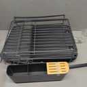 KitchenAid Full Size, Rust Resistant Expandable Dish Rack with Angled Self Draining Drainboard, 24-Inch, Black