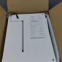 Tier Tall Display Shelves with LED Lights, Touch & Remote Control, Dimmable Display Cabinet, Open Bookshelf with 3 Color Temperature, Timer for Living Room, Bedroom, Home Decor(White)