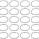 Uxcell 20Pcs 26mmx32mmx2mm Aluminum Motorcycle Hardware Drain Plug Washer