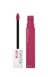 MAYBELLINE Super Stay Matte Ink Liquid Lipstick Pathfinder Berry Pink16H Wear, 1 Count 