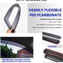 in-Channel Window Rain Guards Fit for Chevy Silverado 1500/GMC Sierra 1500 2019-2026 Crew Cab Extra Durable Window Deflectors Window Visors,Vent Visors,Vent Shades,Truck Accessories-4PCS