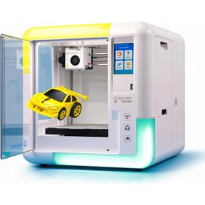 AOSEED 3D Printer for Kids & Beginners, AI-Powered Toy Maker with Leveling-Free Design, 400mm/s Speed, 17+ Design Modules, 1 PLA Filaments, Enclosed Mini 3D Printer for Home & School, X-Maker AI+