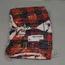 Preboun 6 Pcs Christmas Chair Covers Dining Protector Removable Washable Stretch Xmas Tree Snowman Elk Buffalo Plaid Slipcovers for Hotel Party Wedding Holiday Decor (LEN-Preboun-1259)