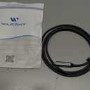 WARRKY USB C to HDMI Cable 4K 60Hz[Anti-Interference, Gold-Plated Plugs] Aluminum HDR Type-C to HDMI 2.0 Cord, Thunderbolt 3/4/5 Compatible for iPhone 15/16 Series, MacBook, iMac, iPad Pro, Galaxy-6ft