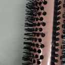 DAN Technology ThermalBrush,Non-Blowing Heated Round brush, Ceramic Curling Brush for Blowout Look,Dual Voltage travel Curling Brushs, Dual PTC Fast Style thermal round brushs, 1.5 Inch(Black)