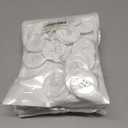 6 x Large Resin Sewing Buttons, 1-1/2 inch,38mm, 4-Hole, Multicolored Craft Buttons for DIY Projects, 30 Pack (White)