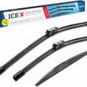 IceXsonw Windshield Wiper Blades Replacment for GMC Acadia 2011-2007,Saturn Outlook 2010-2007 OEM Quality Wiper Blades-24"/21"/11" Top Lock,Set of 3
