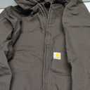 Carhartt Men's Washed Duck Active Jac (Dark Brown), Small